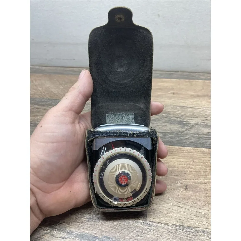 Vintage GE General Electric Exposure Light Meter Model PR3 Camera Photography